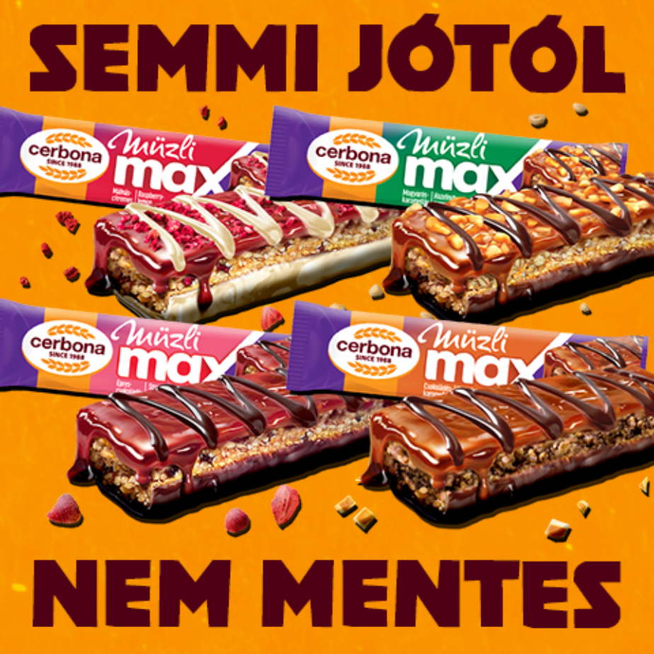 Cerbona Müzli  <br>Max campaign <br> launched - A slice <br> with all the  <br>goodness!