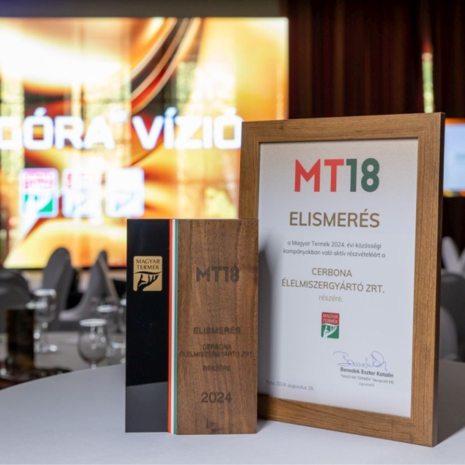 Elismerést <br> kaptunk <br> a 2024-es Agóra  <br>Konferencián