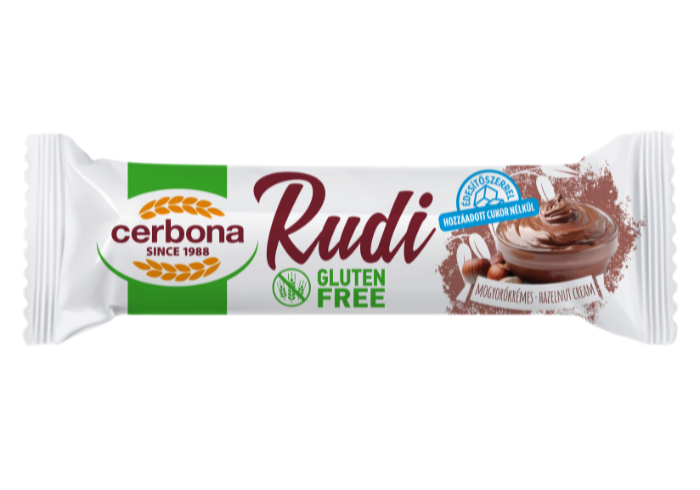 Gluténmentes Mogyorókrémes Rudi