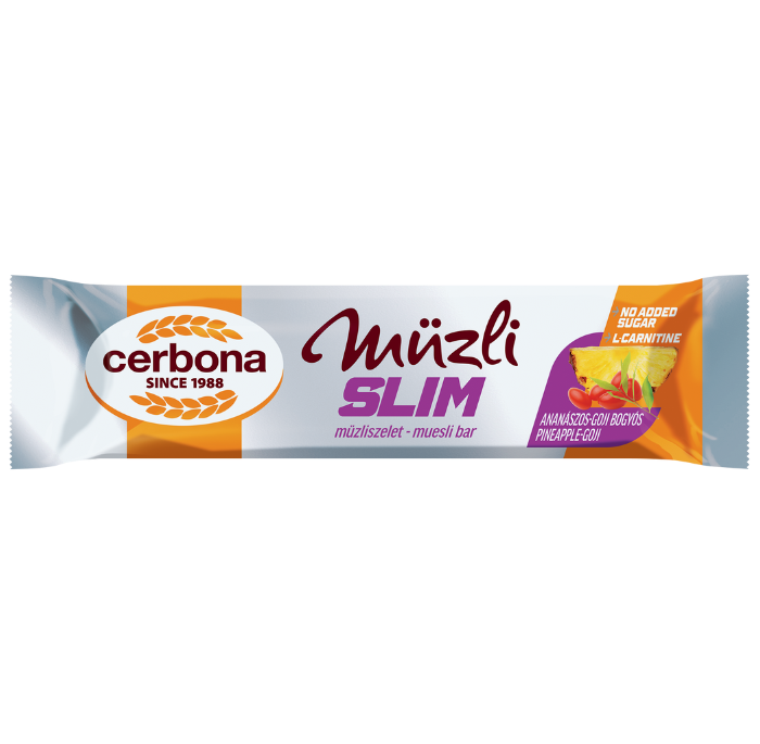 Ananászos-goji bogyós slim müzliszelet