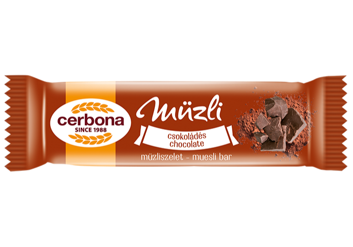 Csokoládés müzliszelet