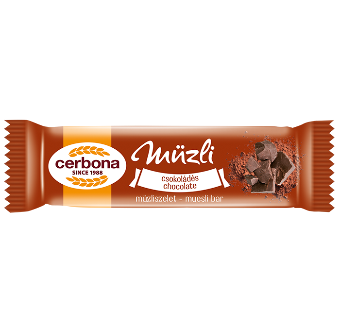 Csokoládés müzliszelet