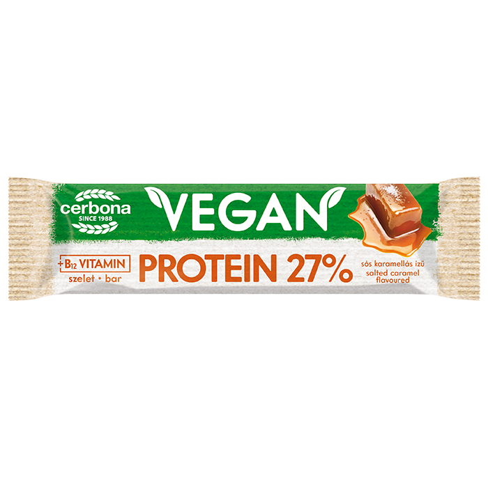 Vegán sós karamellás protein szelet