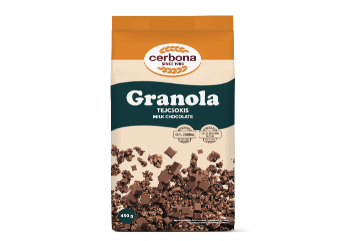Tejcsokoládés granola