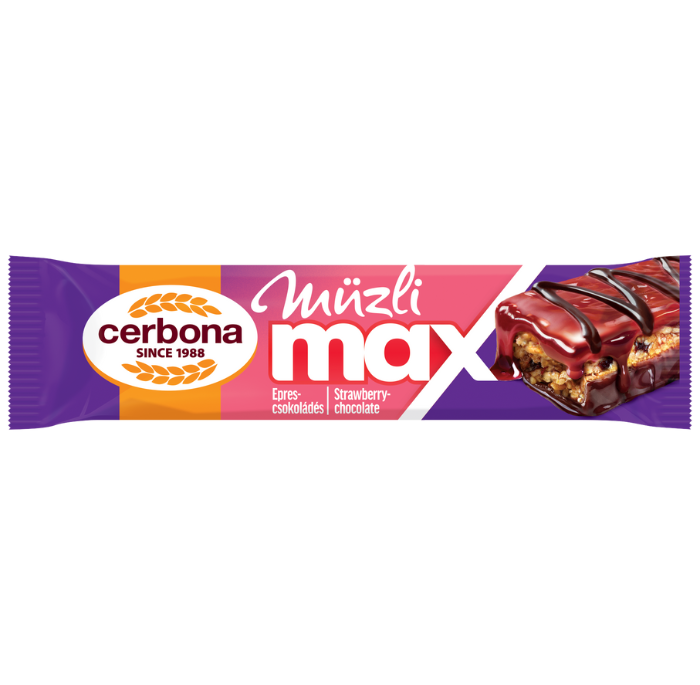 Müzli MAX Epres csokoládés