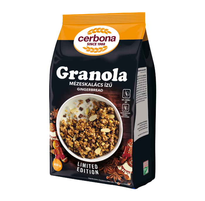 Mézeskalács ízű granola